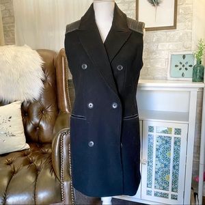 BCBGMaxAzria Roxy Sleeveless Jacket Small